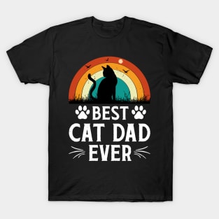 Best Cat Dad Ever T-Shirt T-Shirt